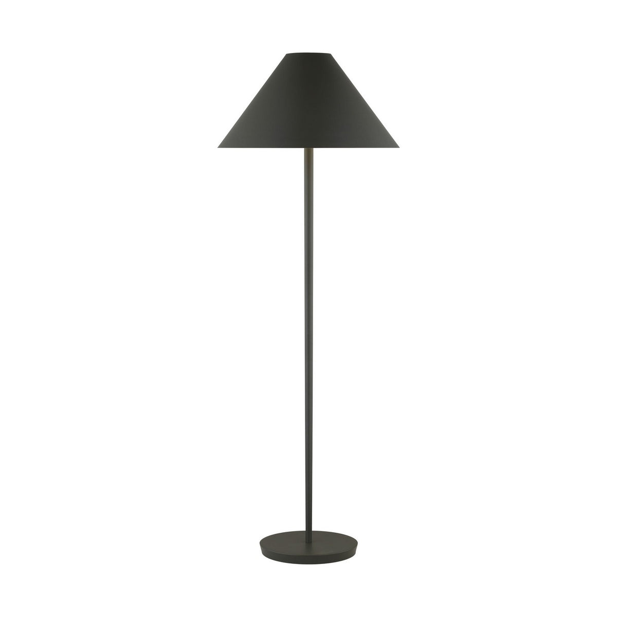 Visual Comfort Studio - KT1451MCB - One Light Floor Lamp - Contra - Matte Charcoal Black