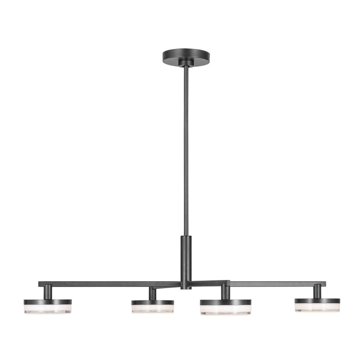 Visual Comfort Studio - SLC1074AI - LED Chandelier - Khan - Aged Iron