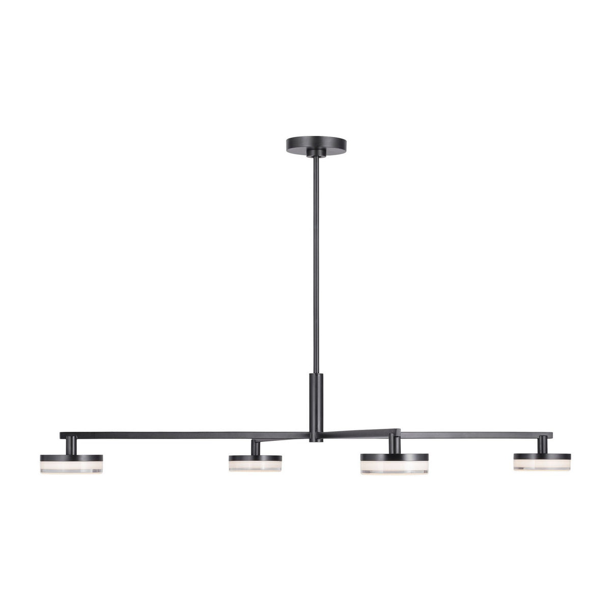 Visual Comfort Studio - SLC1084AI - LED Chandelier - Khan - Aged Iron