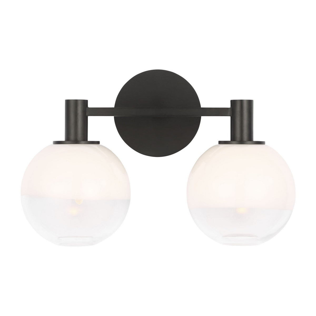 Visual Comfort Studio - SLV1002AI - Two Light Vanity - Torian - Aged Iron