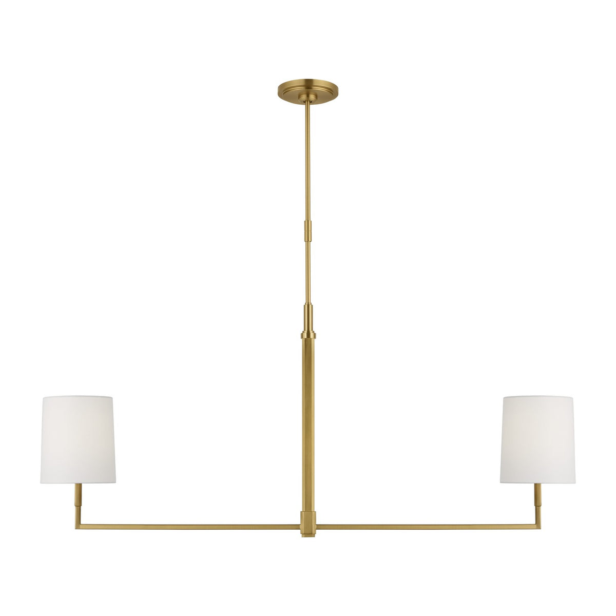 Visual Comfort Studio - TC1212BBS - Two Light Linear Chandelier - Danica - Burnished Brass