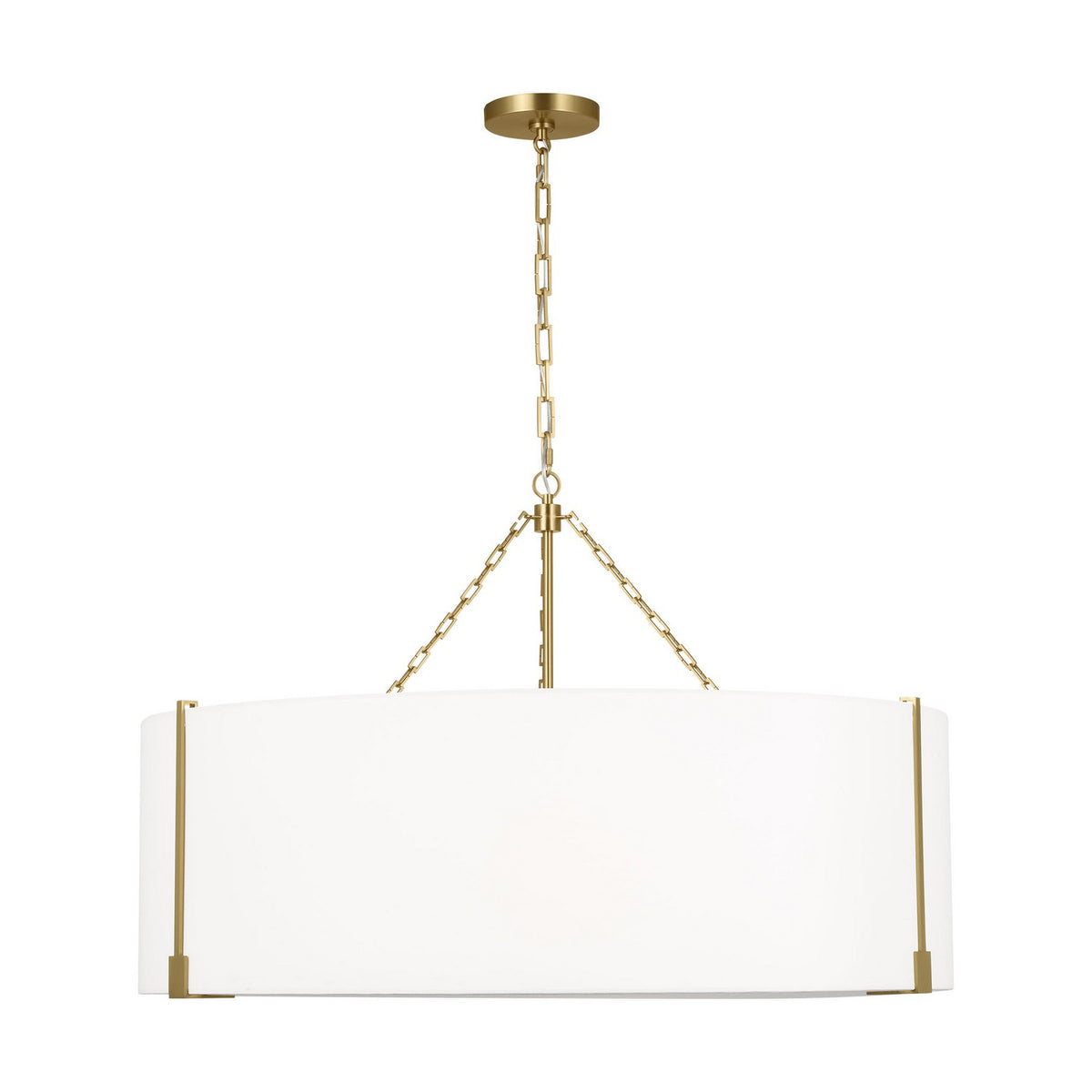 Visual Comfort Studio - TFC1114BBS - Four Light Pendant - Bergen - Burnished Brass