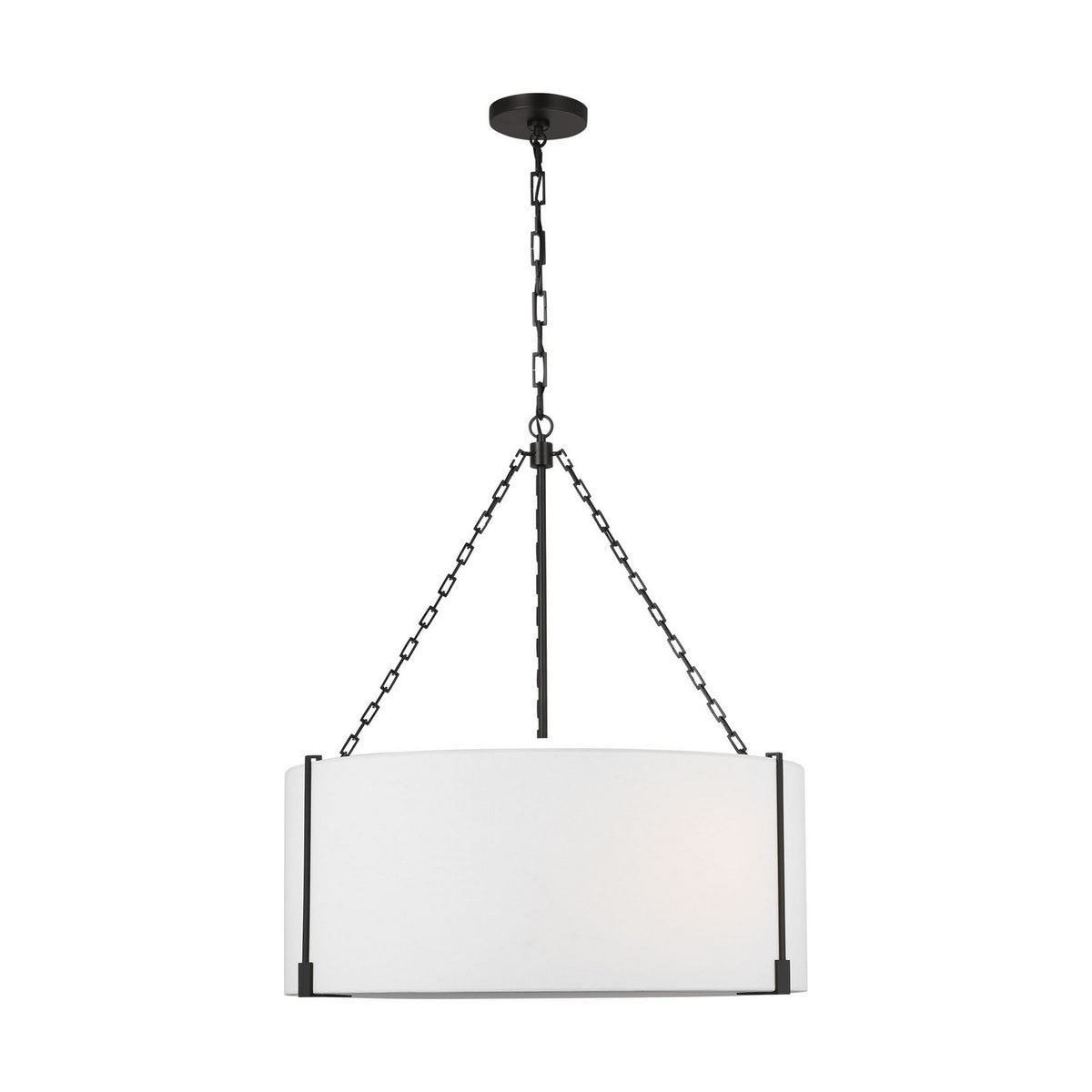Visual Comfort Studio - TFC1123AI - Three Light Pendant - Bergen - Aged Iron