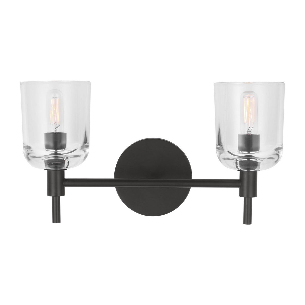 Visual Comfort Studio - TFV1002AI - Two Light Vanity - Hartley - Aged Iron