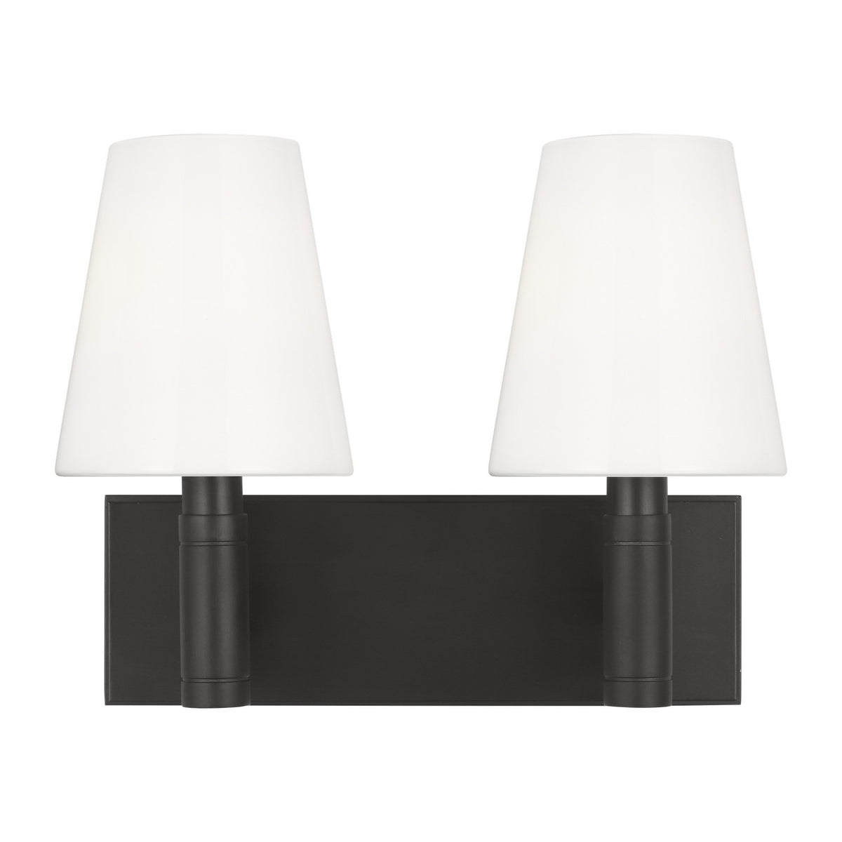 Visual Comfort Studio - TV1022AI - Two Light Vanity - Beckham Classic - Aged Iron