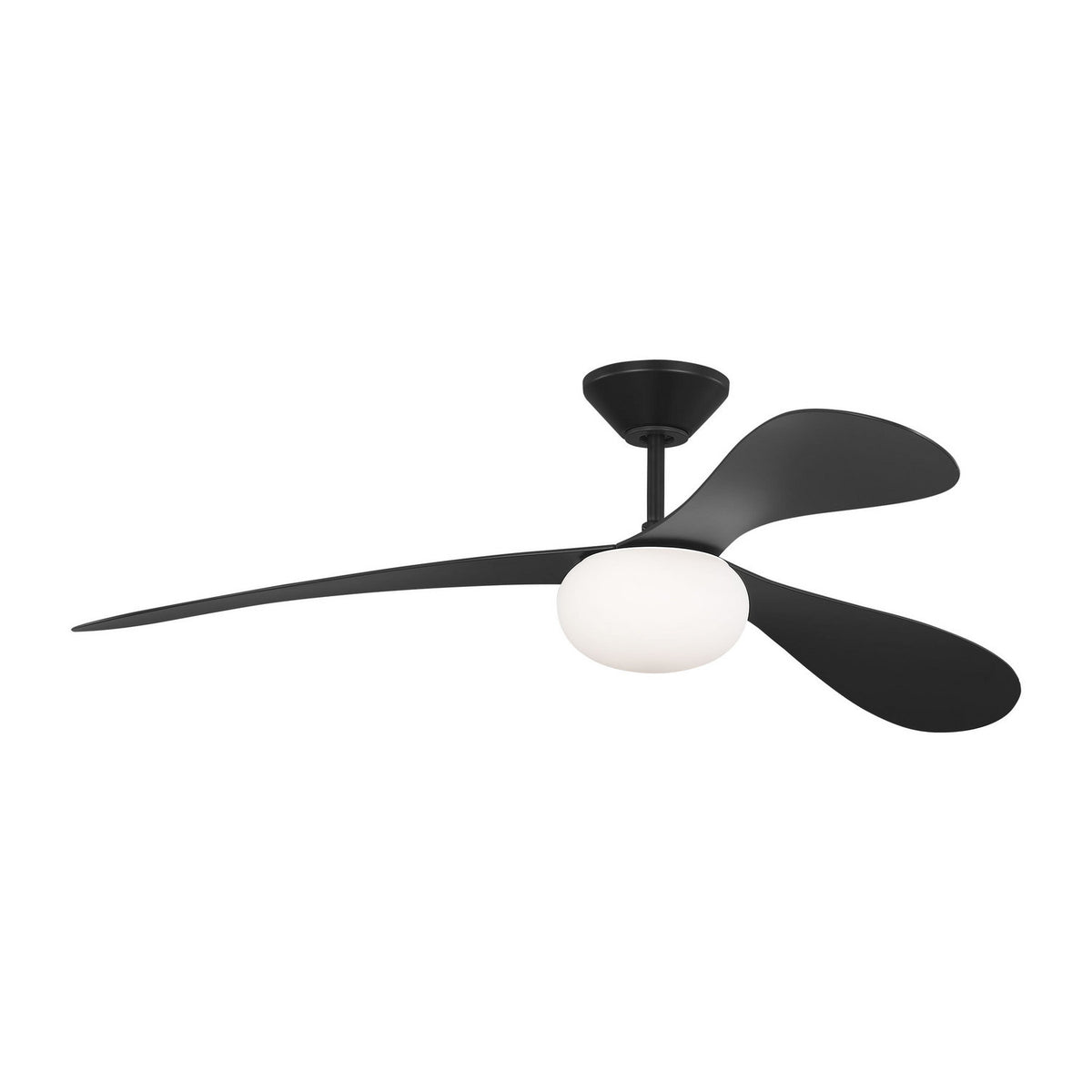 Visual Comfort Fan - 3DPSM58MBKD - 58" Ceiling Fan - Drape Smart 58 LED - Midnight Black