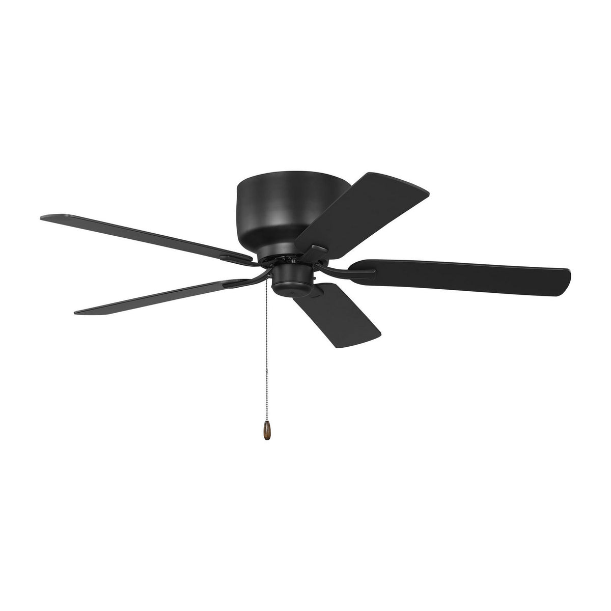 Generation Lighting - 5LDH52MBK - 52"Ceiling Fan - Linden 52 Hugger - Midnight Black