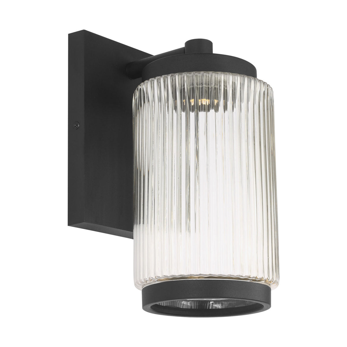Generation Lighting - GLO1061DL-TXB - One Light Outdoor Wall Lantern - Ronde - Textured Black