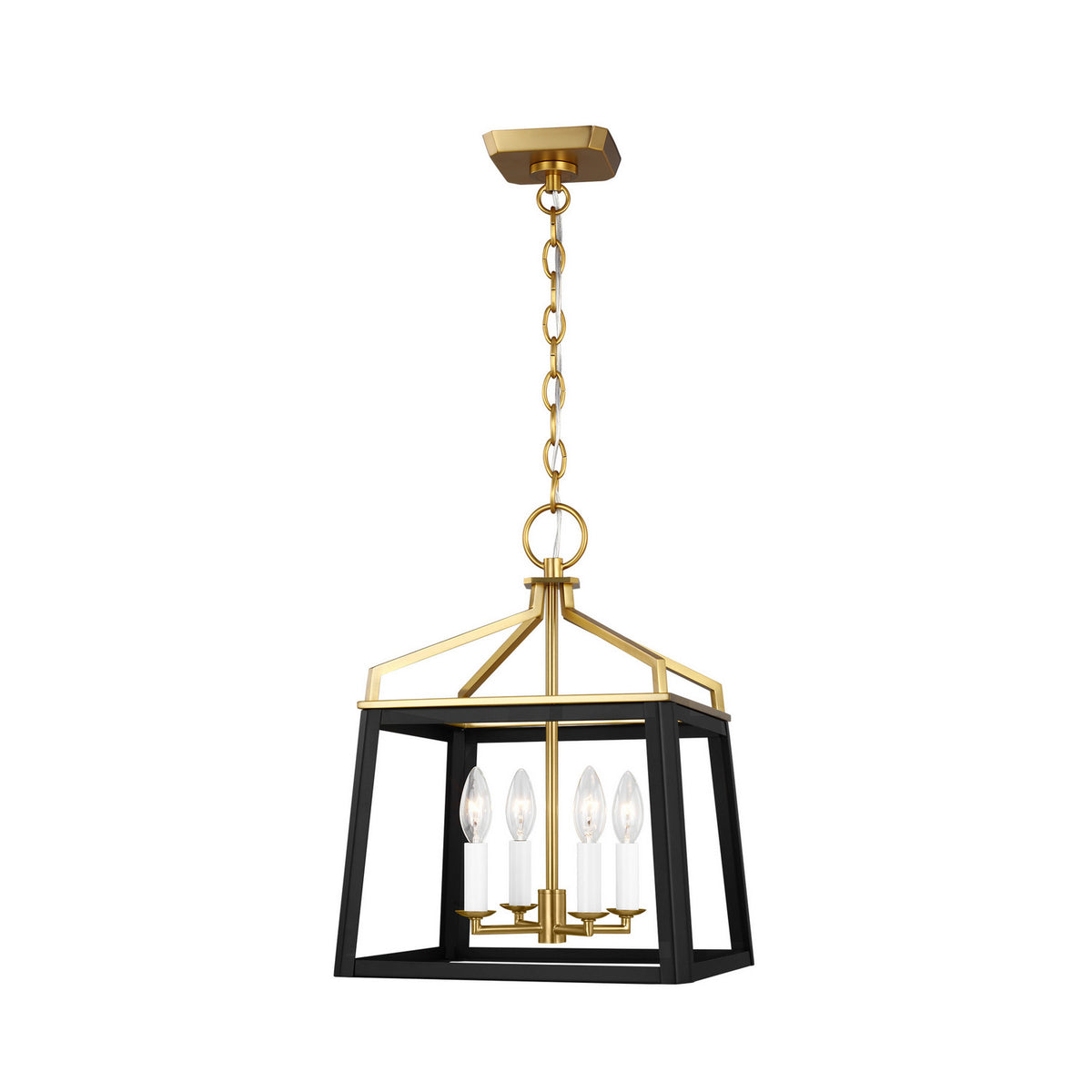 Visual Comfort Studio - CC1564MBKBBS - Four Light Lantern - Carlow - Midnight Black