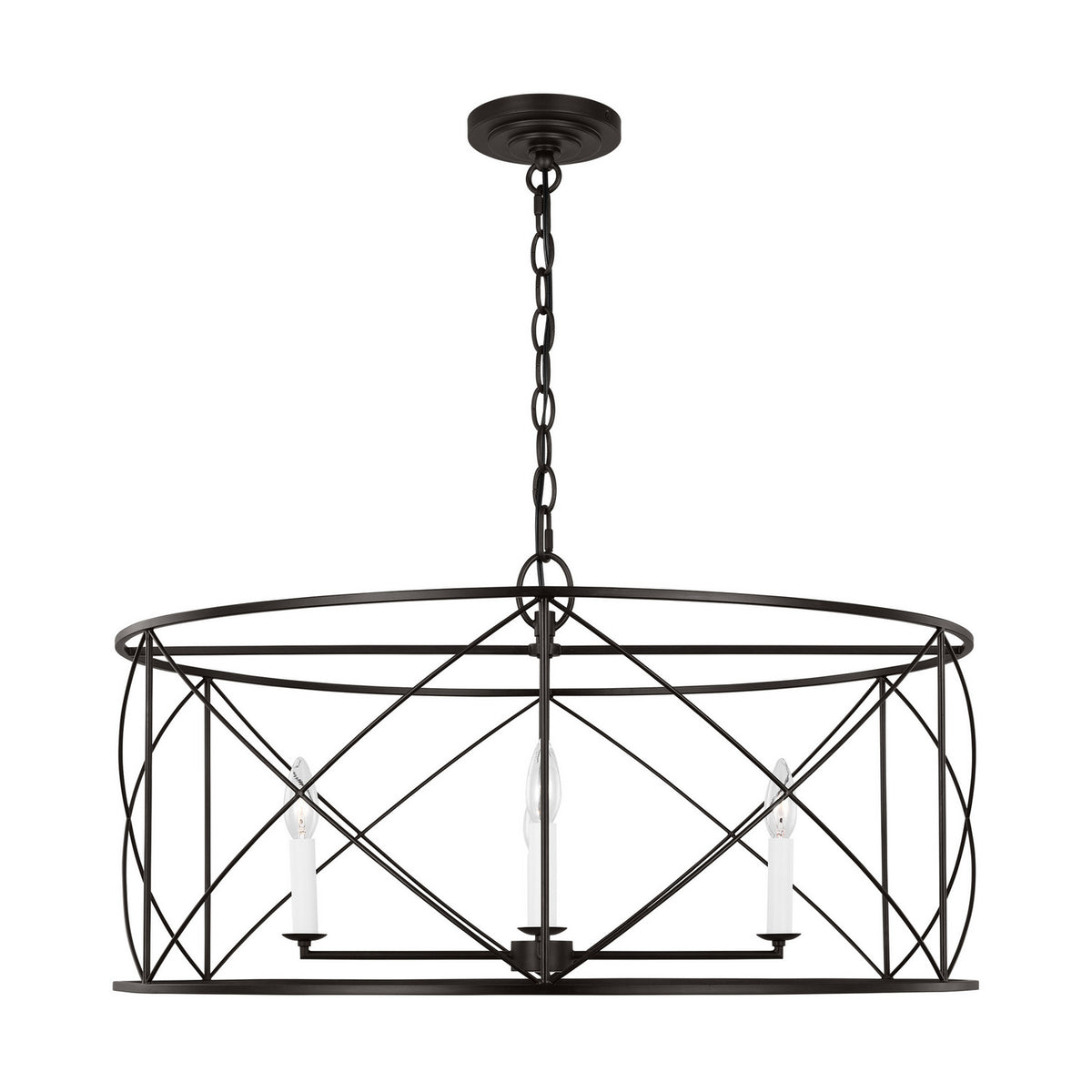 Visual Comfort Studio - CC1624AI - Four Light Chandelier - Beatrix - Aged Iron