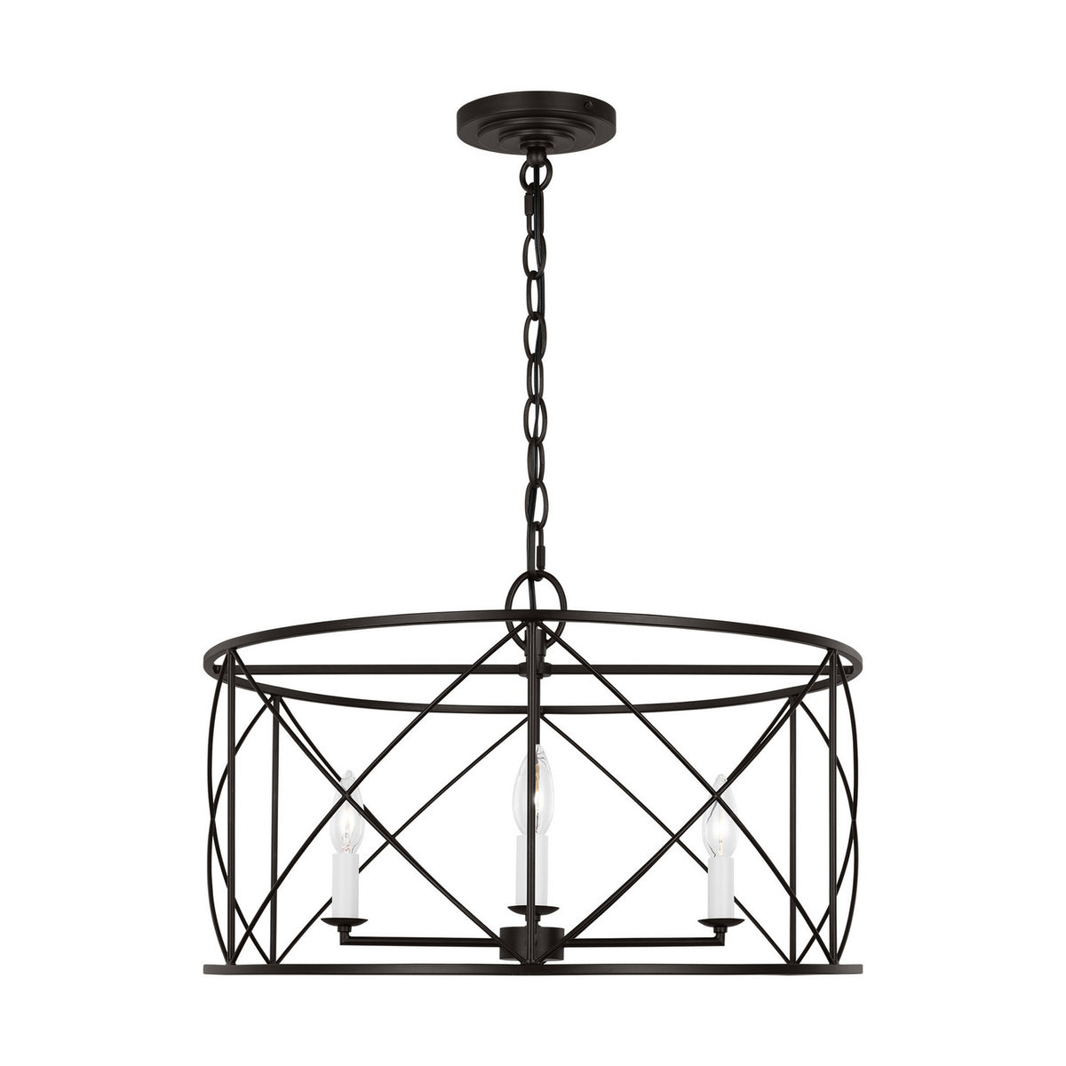 Visual Comfort Studio - CC1634AI - Four Light Chandelier - Beatrix - Aged Iron
