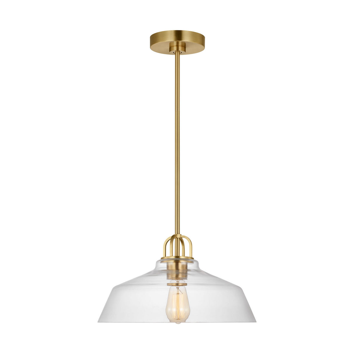 Visual Comfort Studio - DJP1121SB - One Light Pendant - Payton - Satin Brass