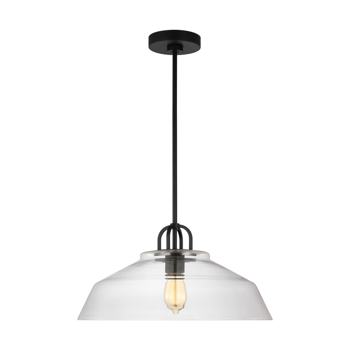 Visual Comfort Studio - DJP1131MBK - One Light Pendant - Payton - Midnight Black