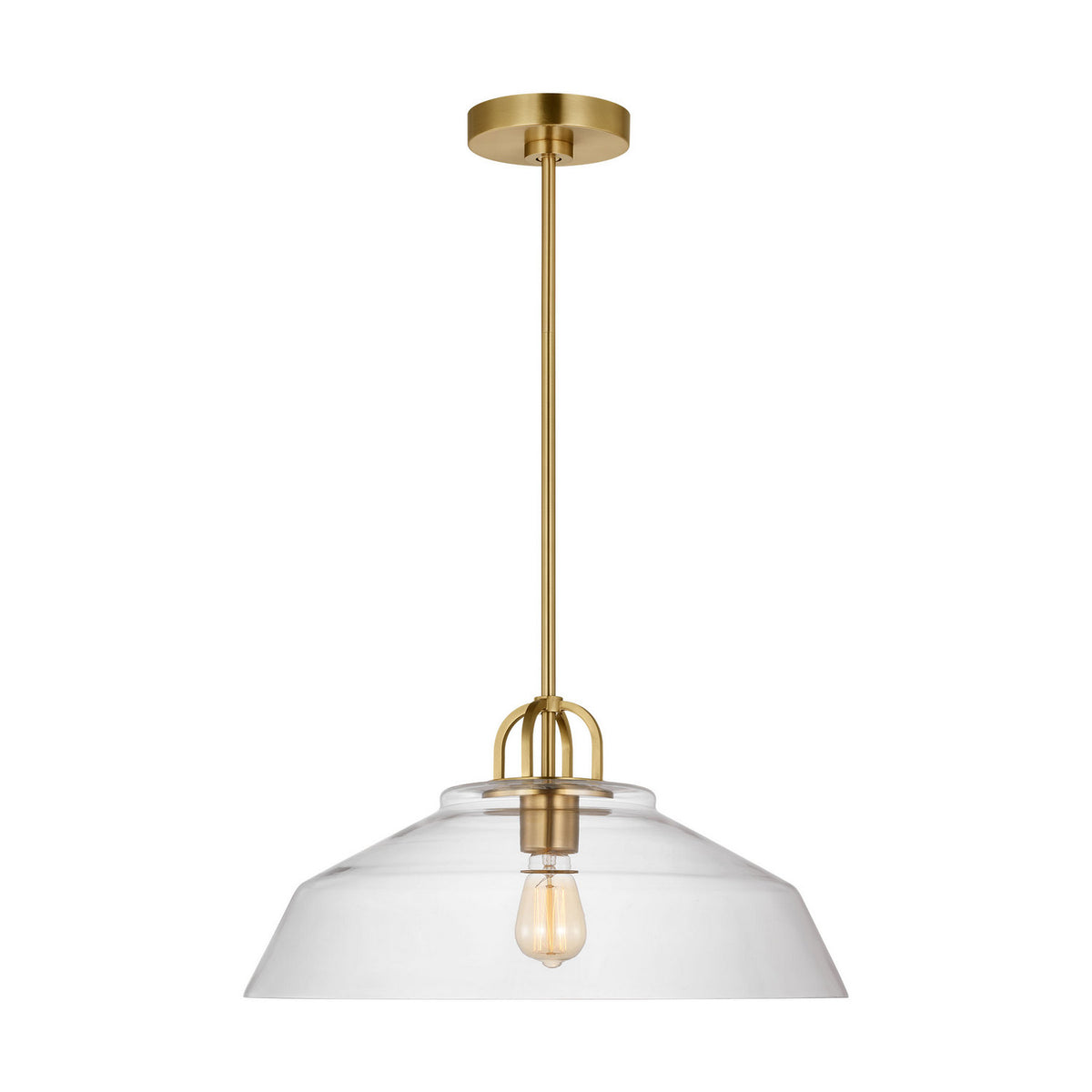 Visual Comfort Studio - DJP1131SB - One Light Pendant - Payton - Satin Brass