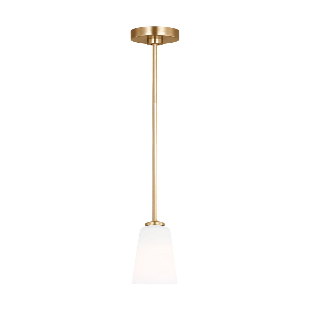 Generation Lighting - GLP1031SB - One Light Mini-Pendant - Miles - Satin Brass