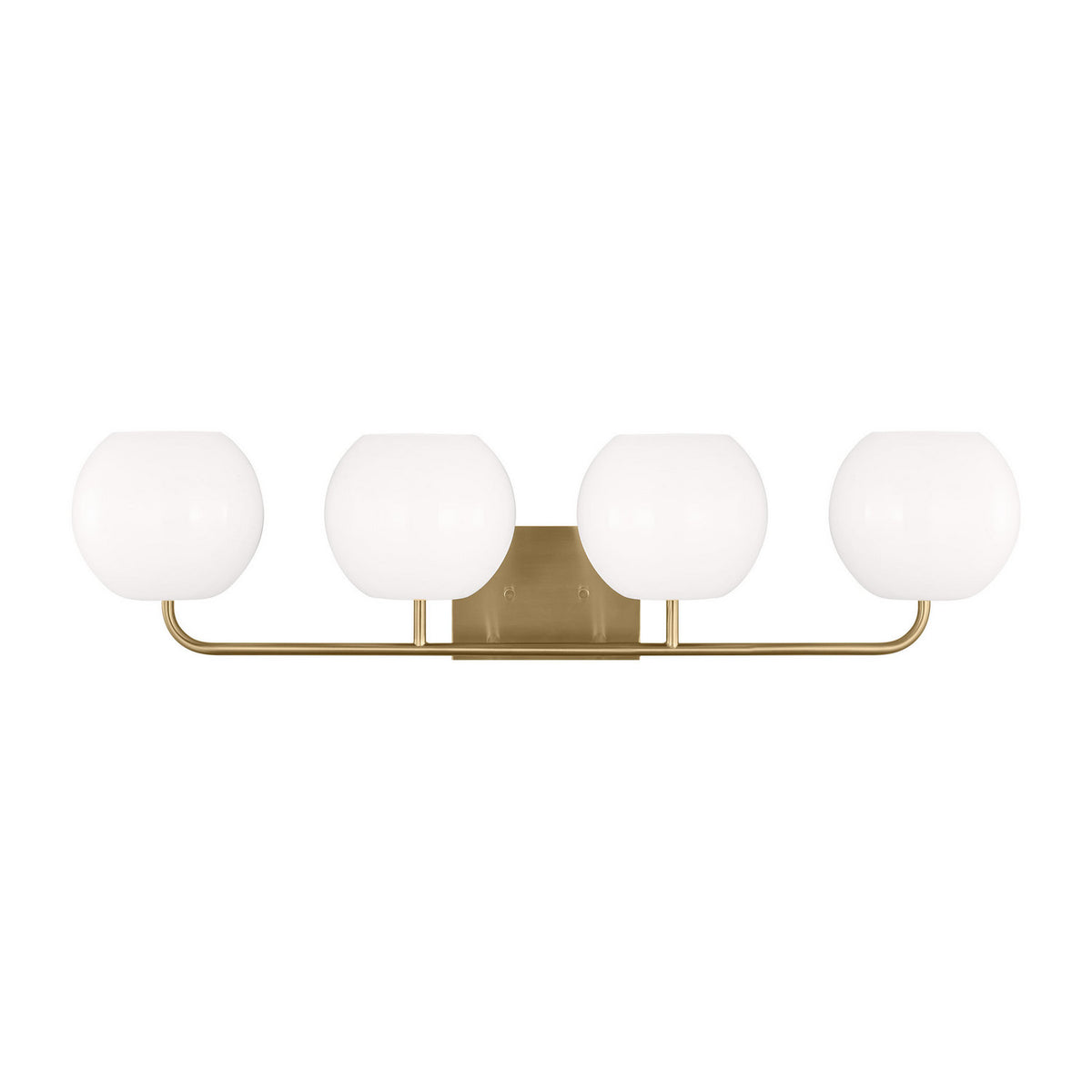 Generation Lighting - GLV1014EN3/SB - Four Light Vanity - Rory - Satin Brass