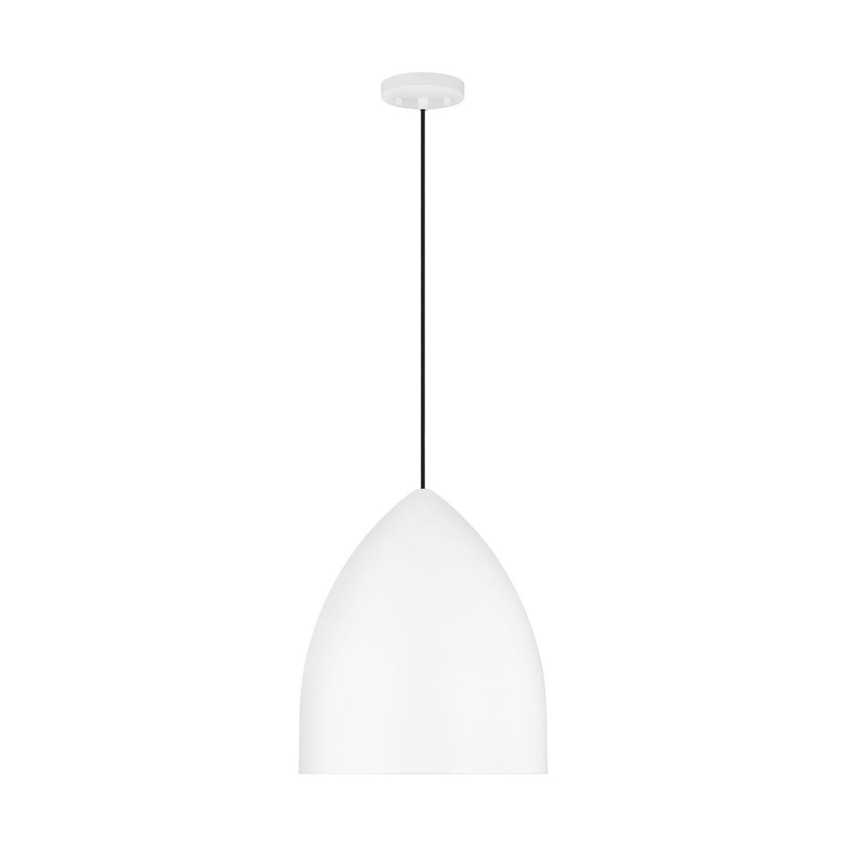 Visual Comfort Studio - DJP1161MWT - One Light Pendant - Huron - Matte White