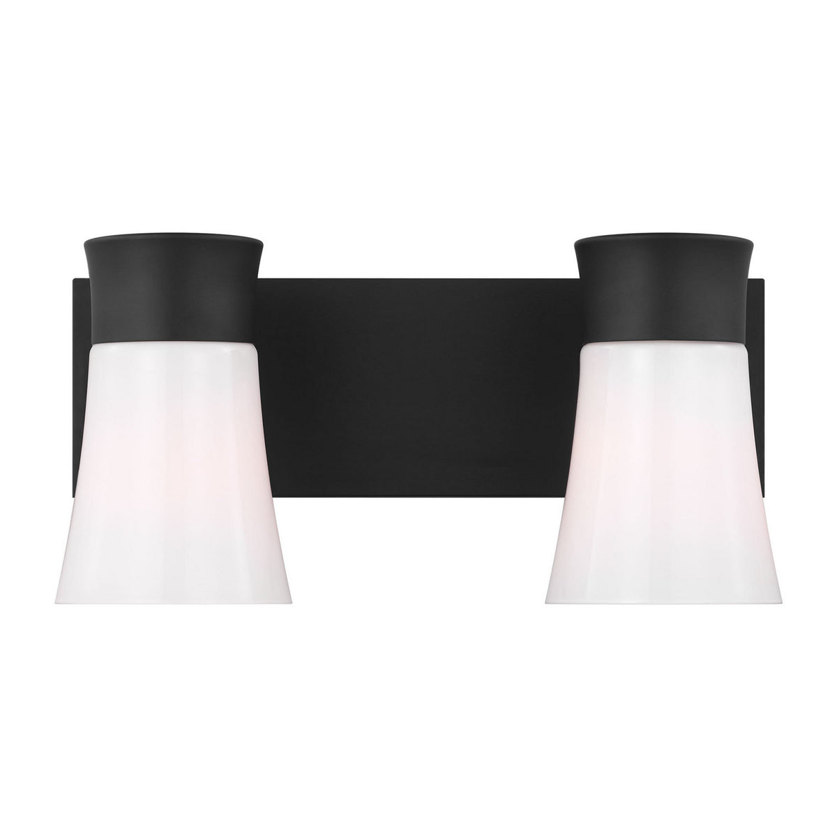Visual Comfort Studio - DJV1082MBK - Two Light Vanity - Roy - Midnight Black
