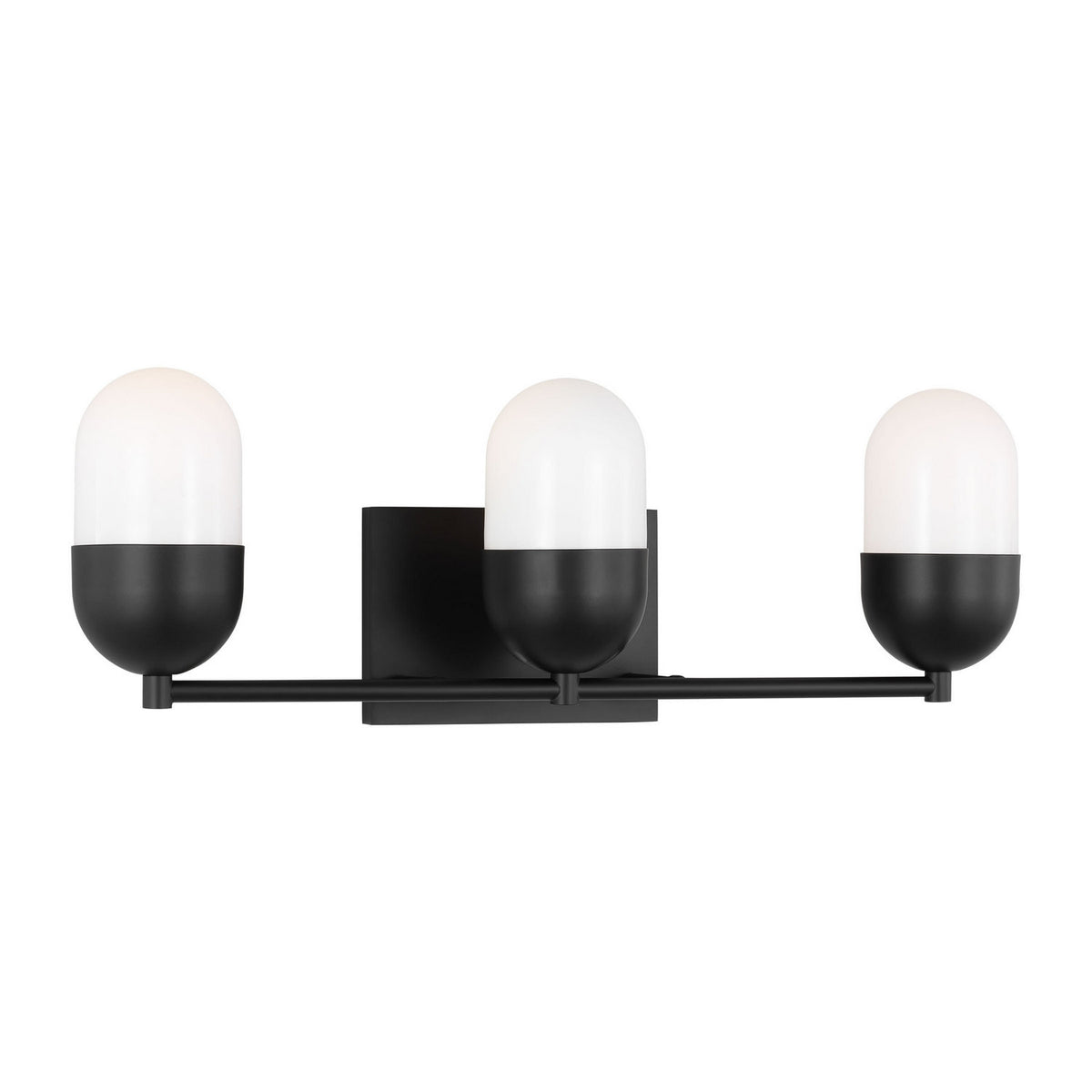 Visual Comfort Studio - DJV1093MBK - Three Light Vanity - Foster - Midnight Black