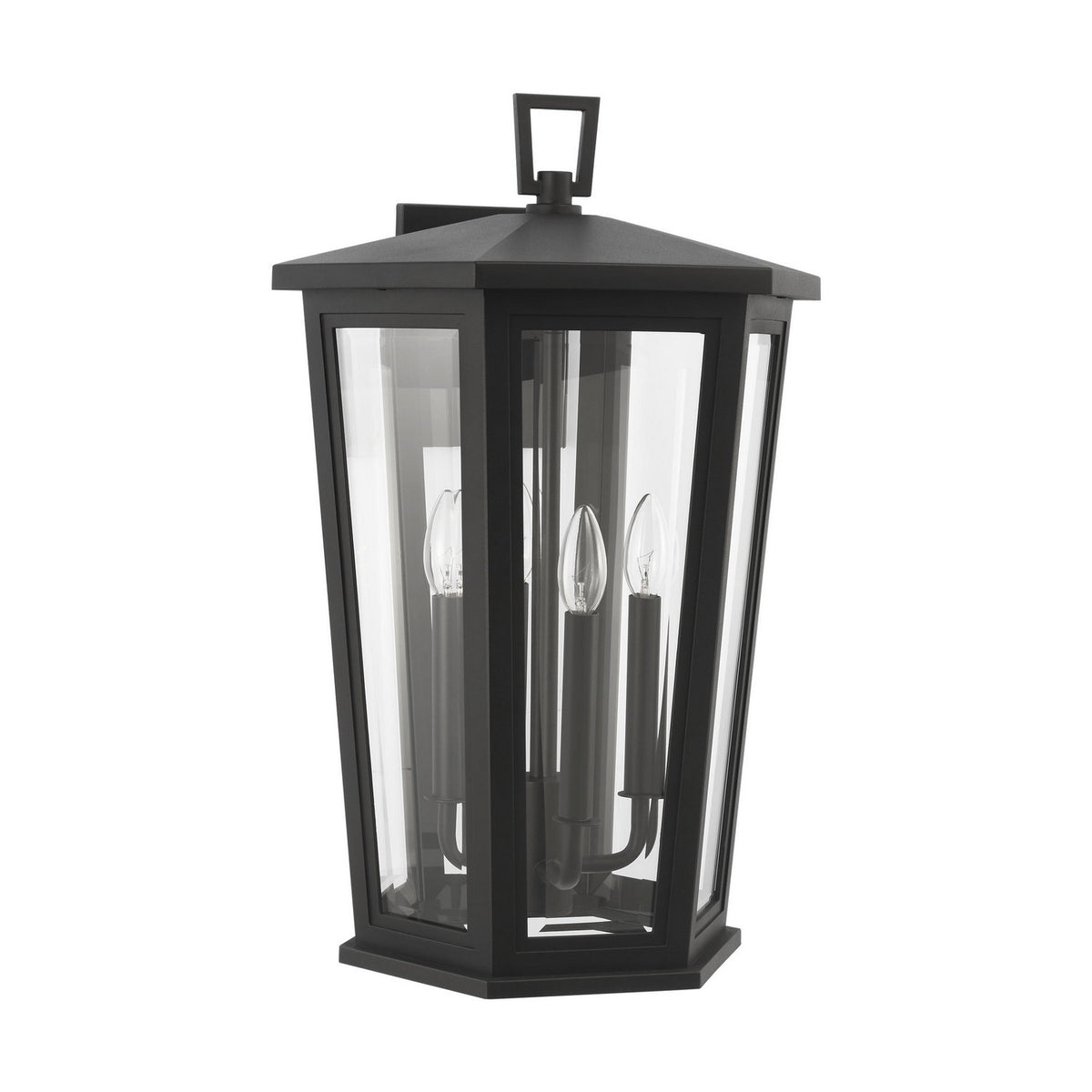 Visual Comfort Studio - SLO1074TXB - Four Light Wall Lantern - Witley - Textured Black