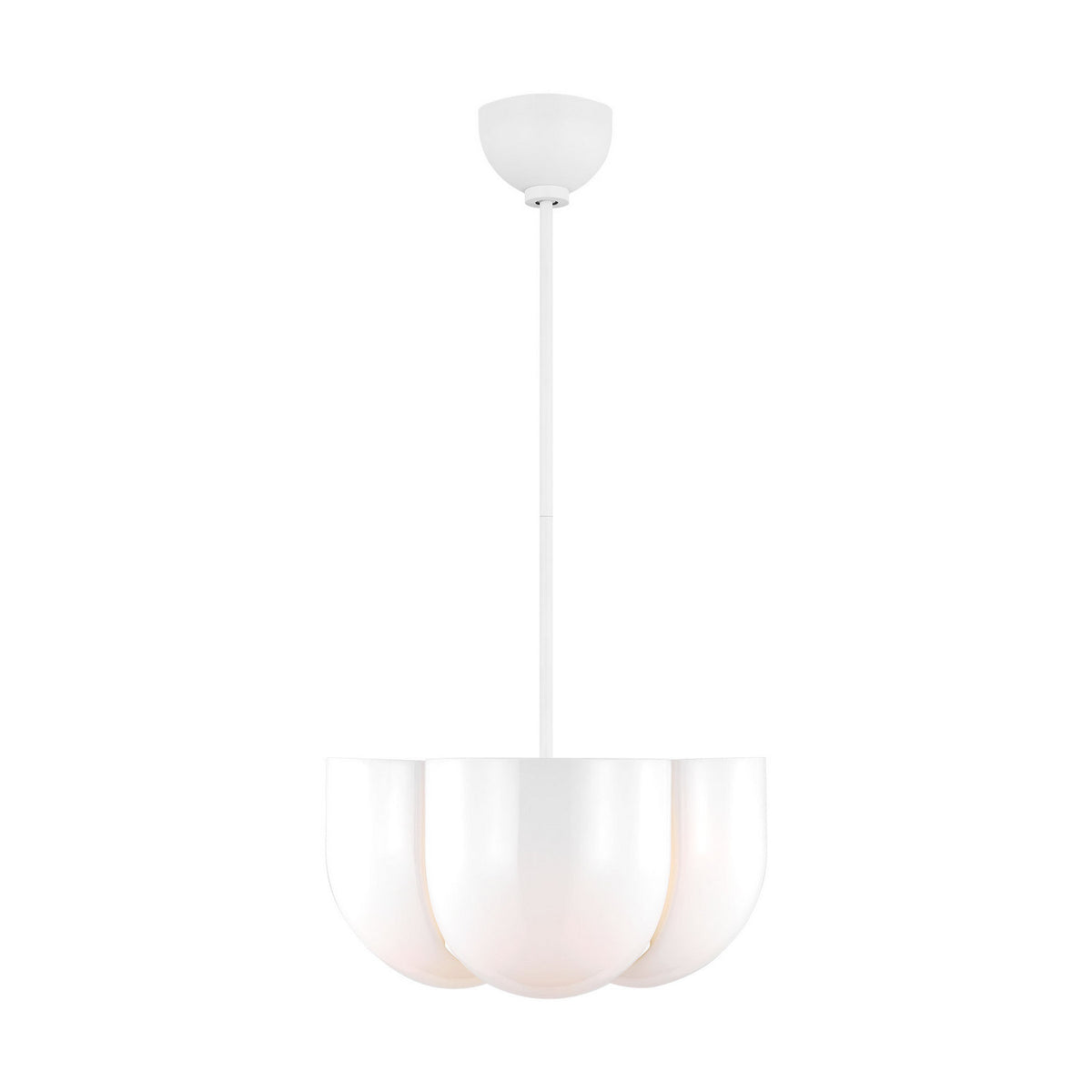 Visual Comfort Studio - LXP1044MWT - Four Light Pendant - Cheverny - Matte White