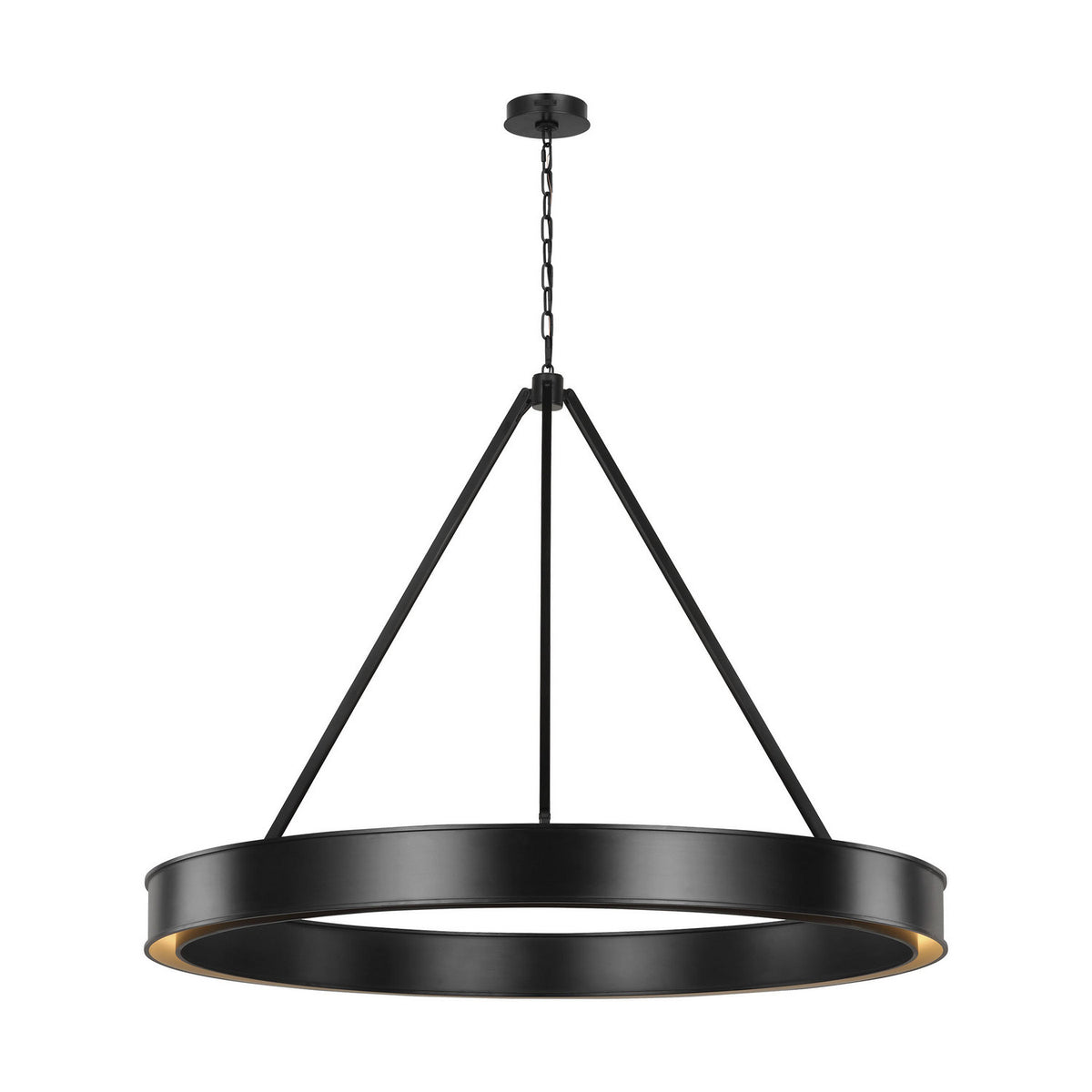 Visual Comfort Studio - LC1231AI-L1 - LED Chandelier - Leonard - Aged Iron