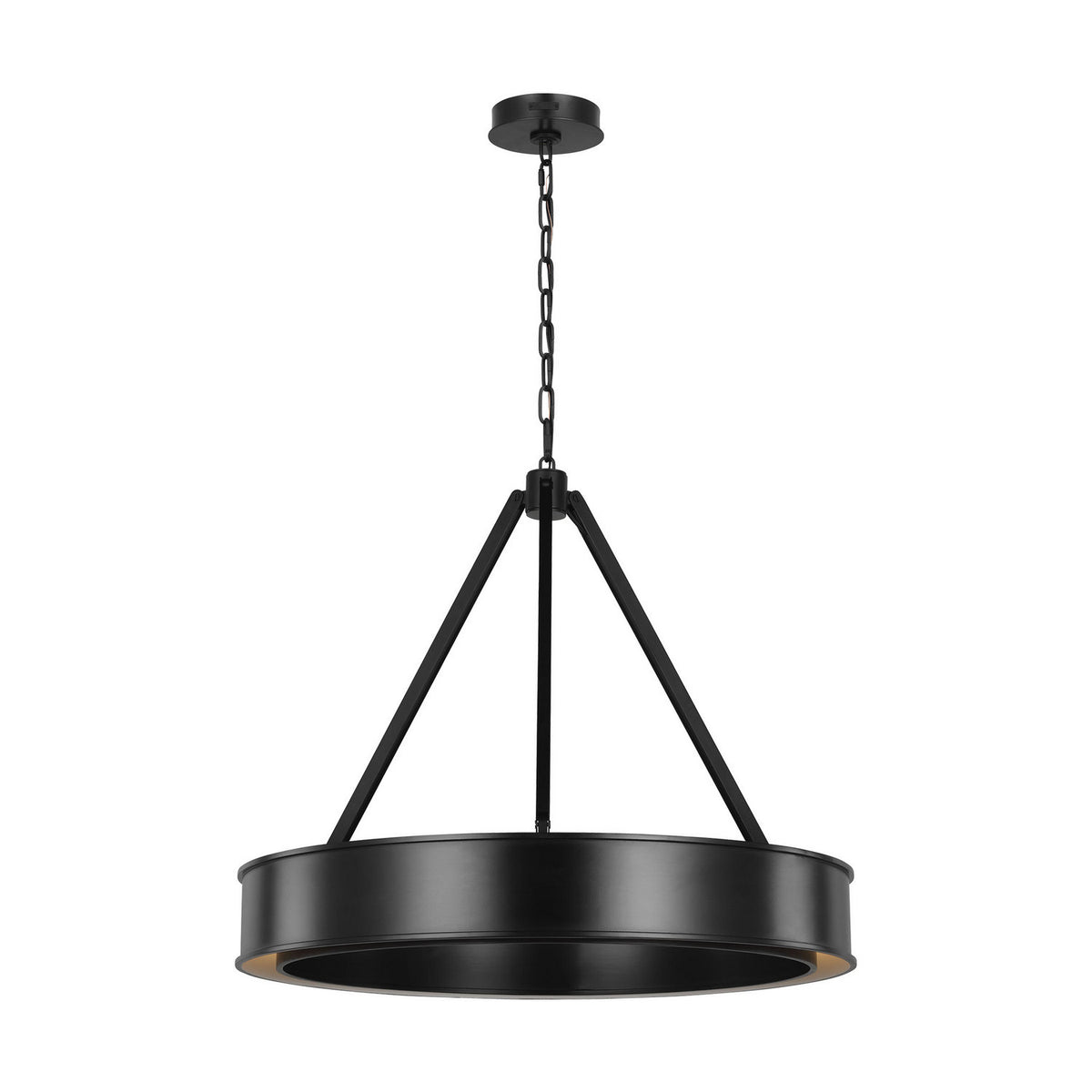Visual Comfort Studio - LC1211AI-L1 - LED Chandelier - Leonard - Aged Iron