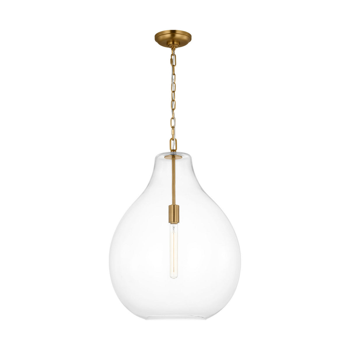 Visual Comfort Studio - EP1441BBS - One Light Pendant - Magnus - Burnished Brass