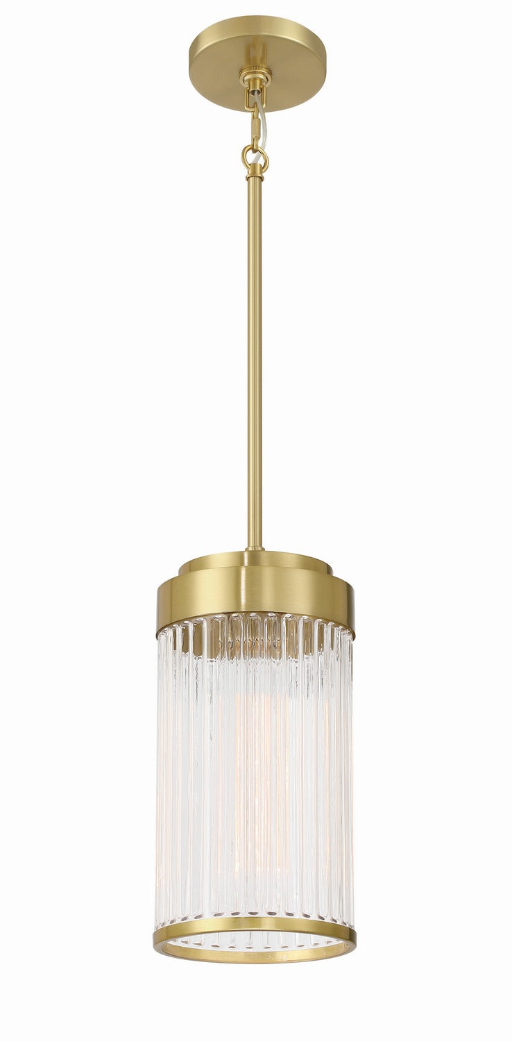 Craftmade - 60192-SB - One Light Pendant - Whittley - Satin Brass