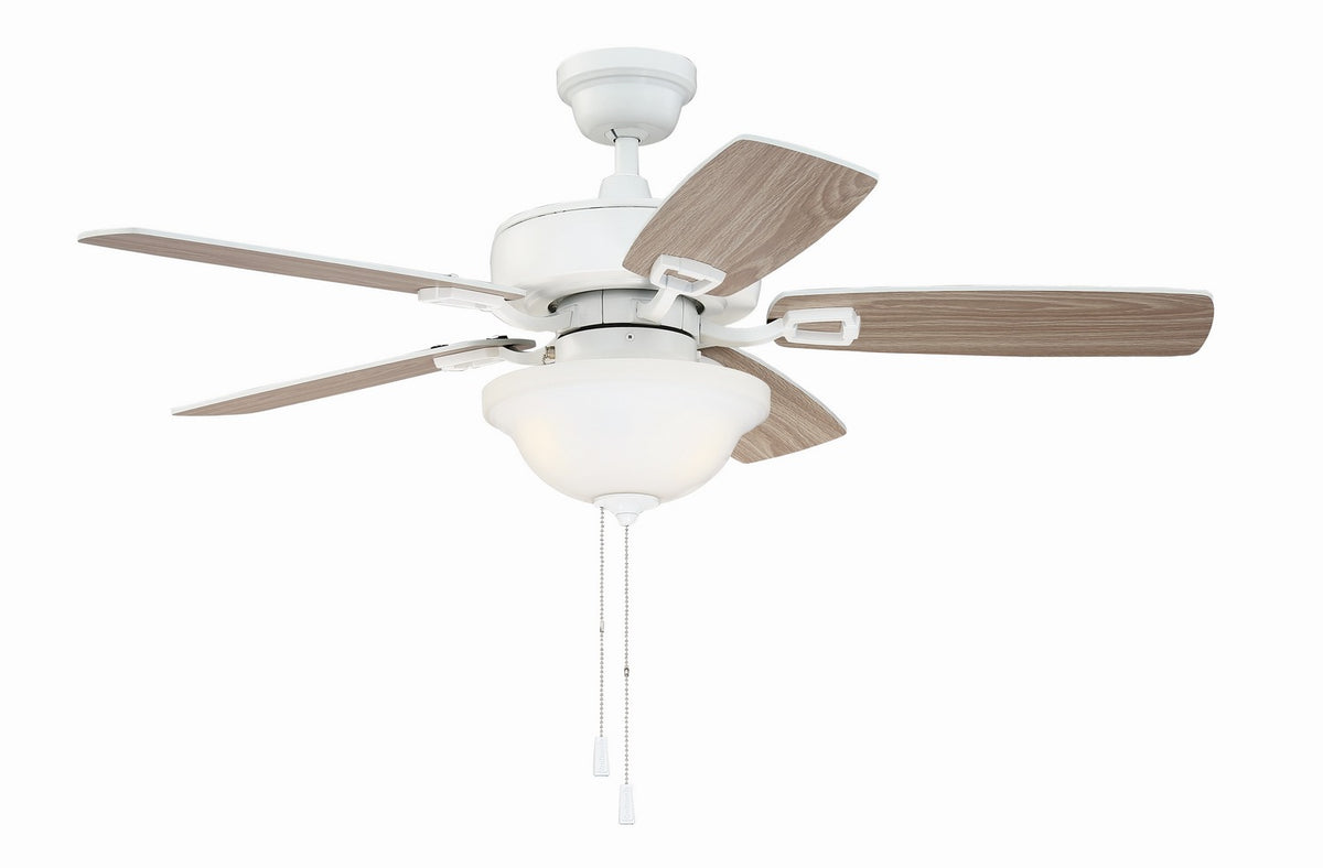 Craftmade - TCE42W5C1-C - 42" Ceiling Fan - Twist N Click - White
