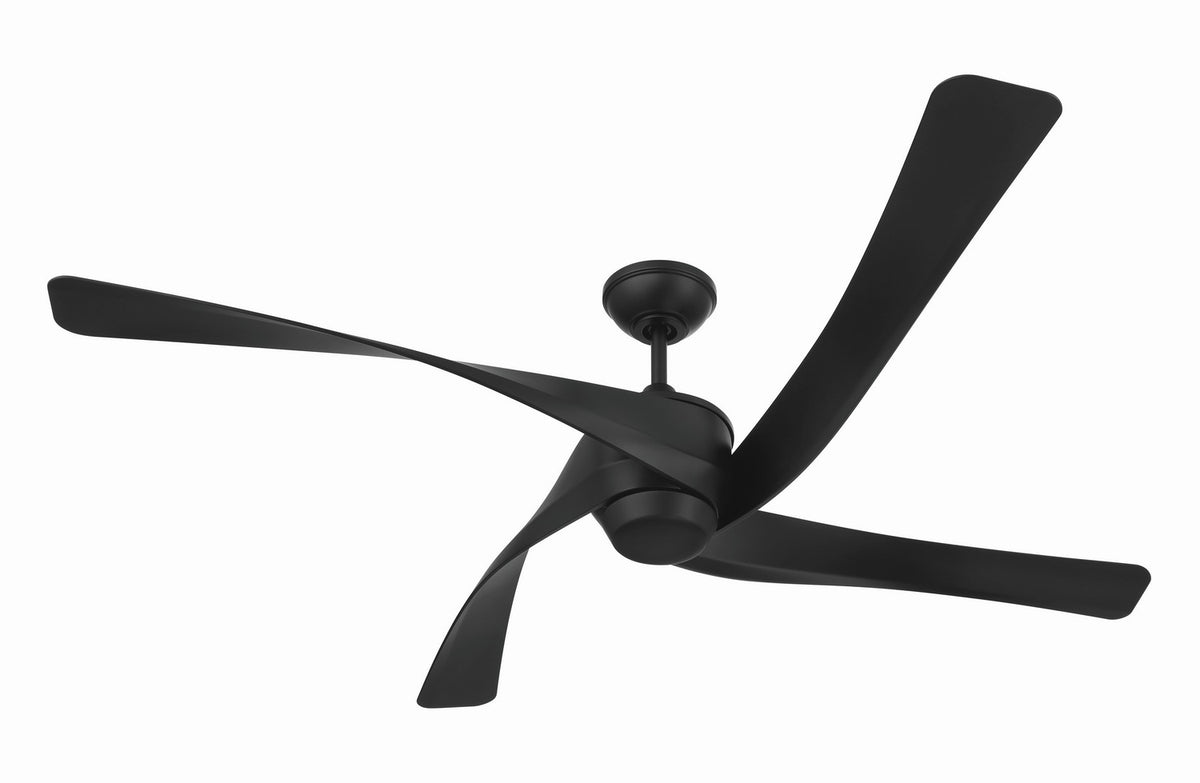 Craftmade - VNN58FB4 - 58" Ceiling Fan - Venn 58" Indoor/Outdoor Ceiling Fan - Flat Black