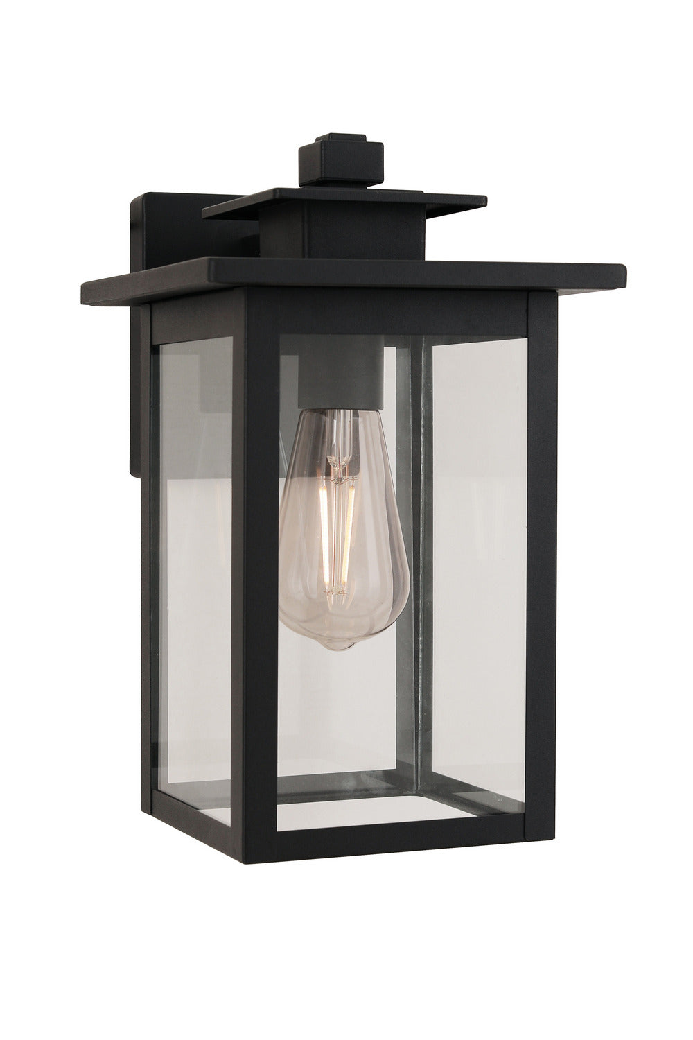 Craftmade - ZA7014-TB - One Light Outdoor Wall Lantern - Rock Creek - Textured Black