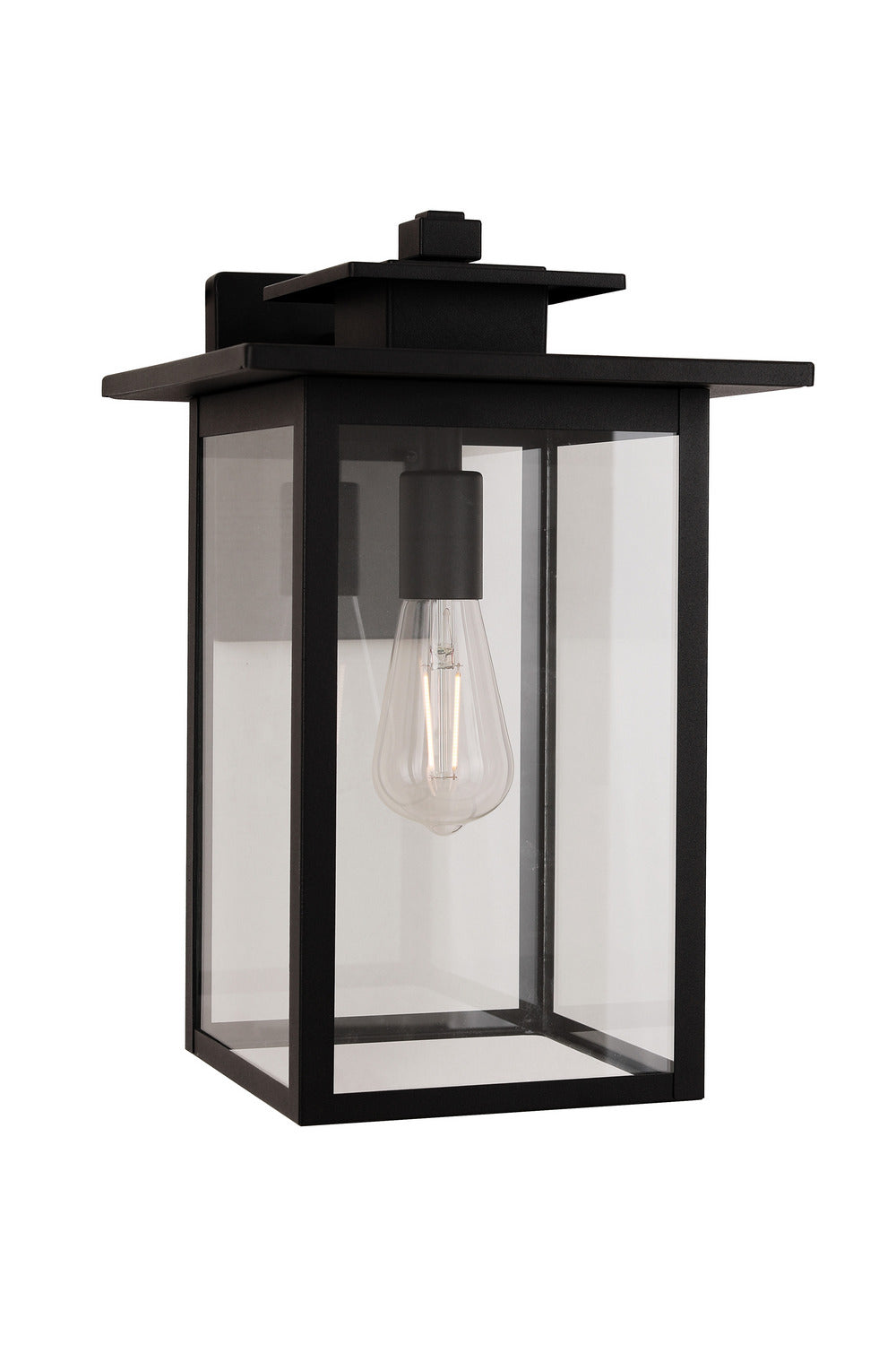 Craftmade - ZA7024-TB - One Light Outdoor Wall Lantern - Rock Creek - Textured Black