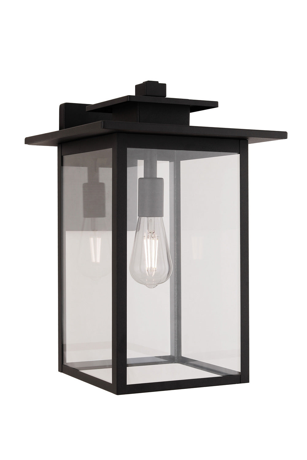 Craftmade - ZA7034-TB - One Light Outdoor Wall Lantern - Rock Creek - Textured Black