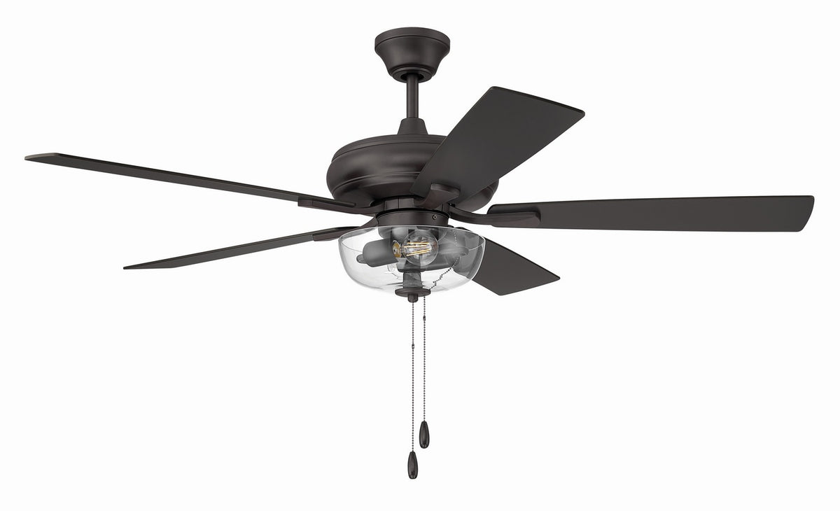 Craftmade - ECF201CBZ5-CBZWLN - 52" Ceiling Fan - EOS 2 Light Clear Bowl 52" Ceiling Fan - Classic Bronze