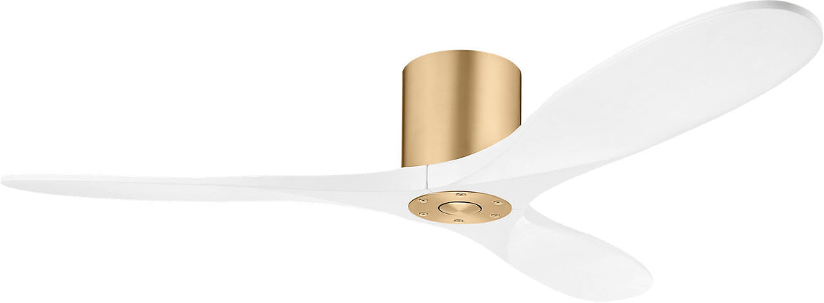 Visual Comfort Fan - 3MAVHSM52BBSRZW - 52" Ceiling Fan - Maverick - Burnished Brass