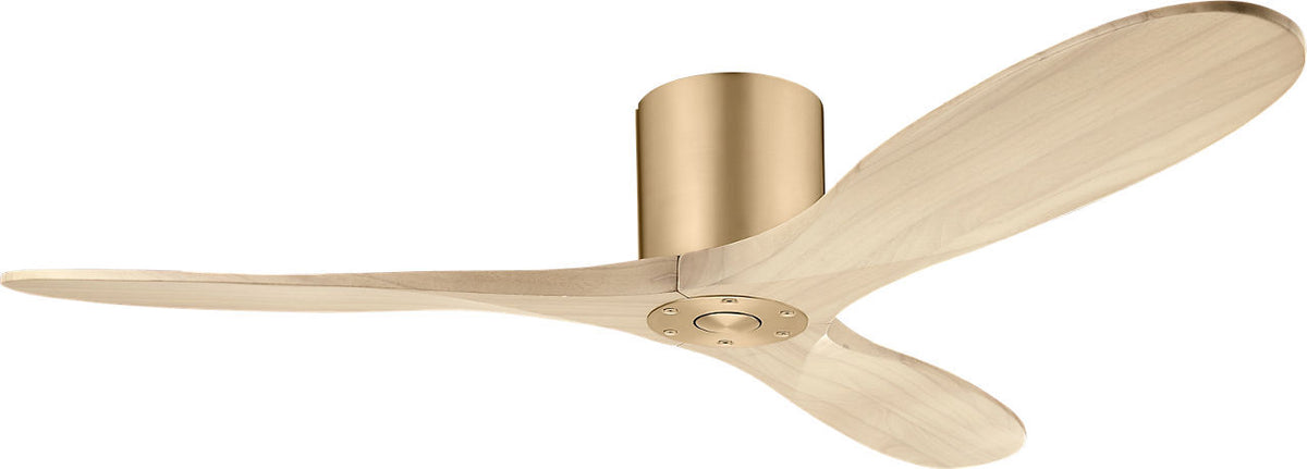 Visual Comfort Fan - 3MAVHSM52BBSWWO - 52" Ceiling Fan - Maverick - Burnished Brass