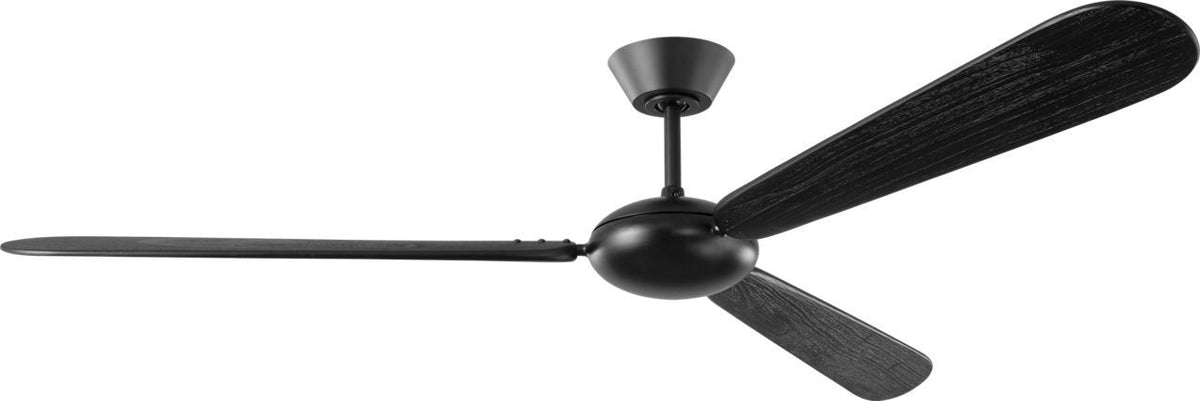 Visual Comfort Fan - 3PODSM64MBKEBY - 64" Ceiling Fan - Pod - Midnight Black