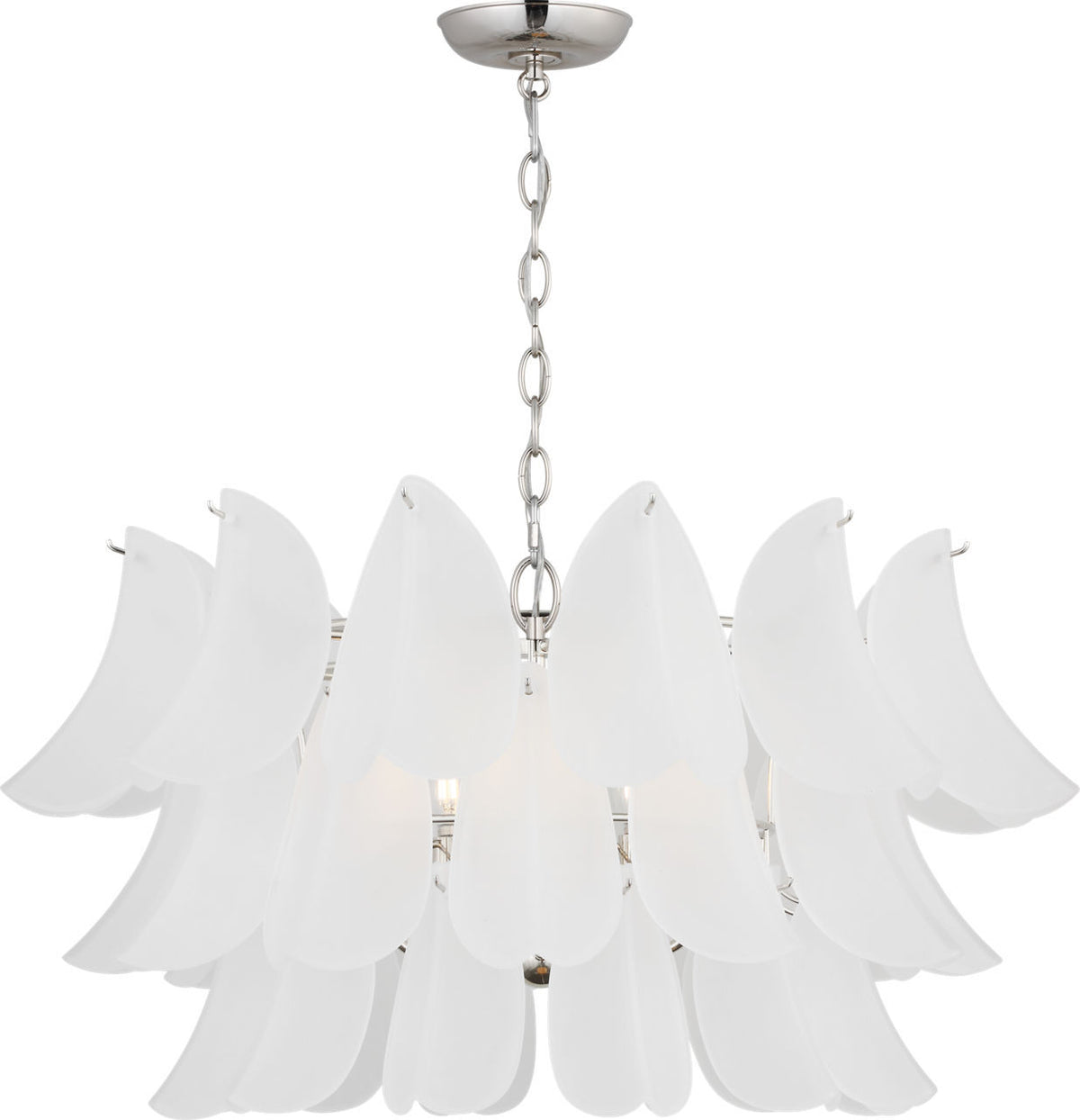 Visual Comfort Studio - CC1825PN - Five Light Chandelier - Chloe - Polished Nickel | Polished Nickel