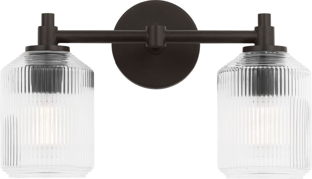 Visual Comfort Studio - CV1092AI - Two Light Bath - Barstow - Aged Iron | Aged Iron