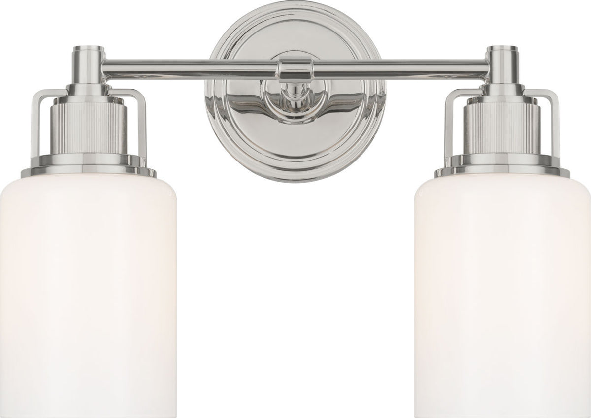 Visual Comfort Studio - CV1112PN - Two Light Bath - Ashford - Polished Nickel | Polished Nickel