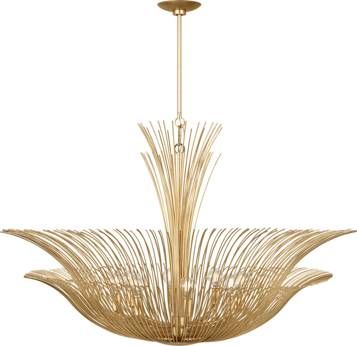 Visual Comfort Studio - LXC1218GD - Eight Light Chandelier - Dorelle - Gild | Gild