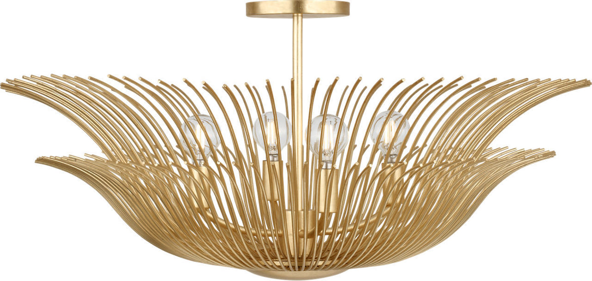 Visual Comfort Studio - LXF1024GD - Four Light Flush Mount - Dorelle - Gild | Gild