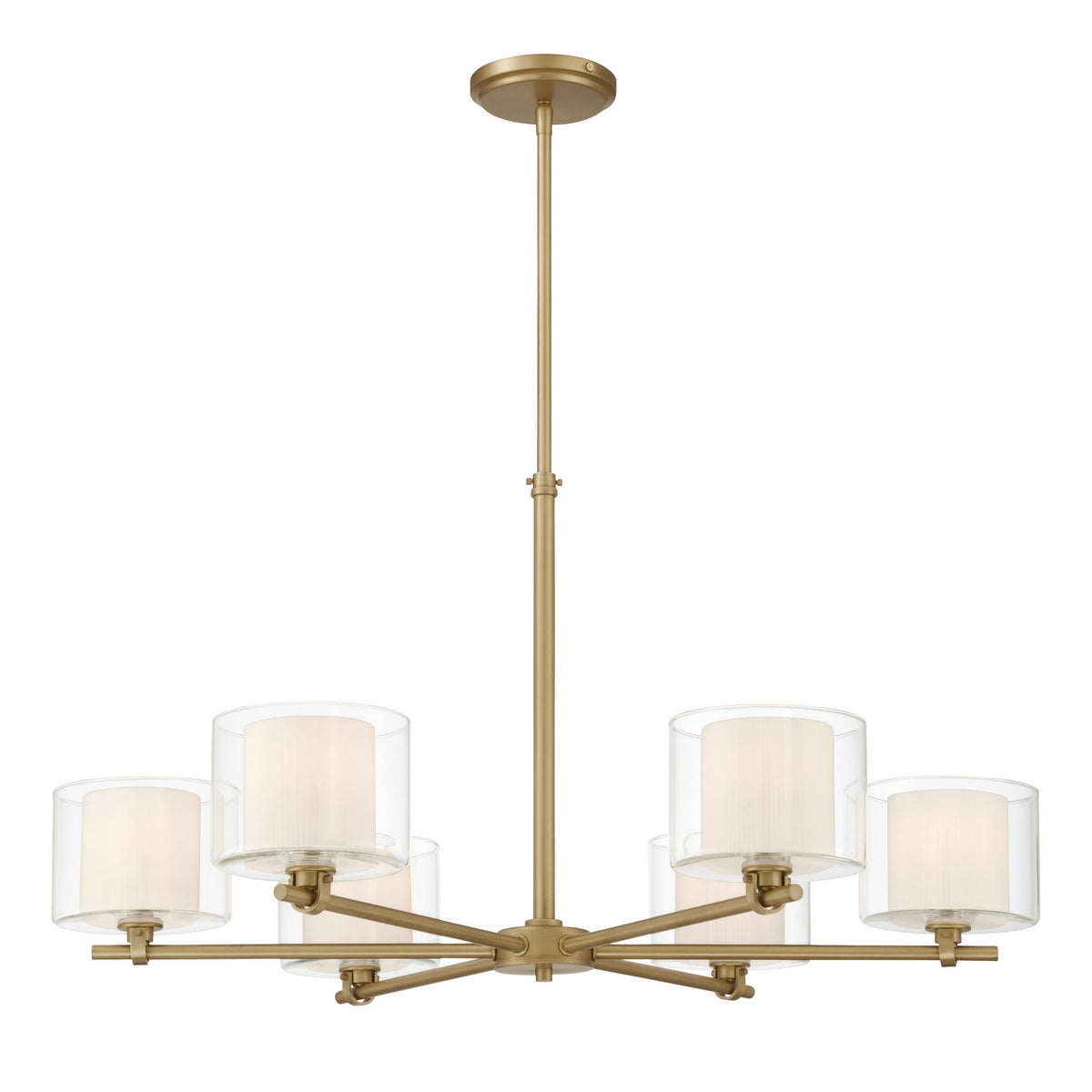 Minka-Lavery - 2065-732 - Six Light Chandelier - Seville - Legacy Brass