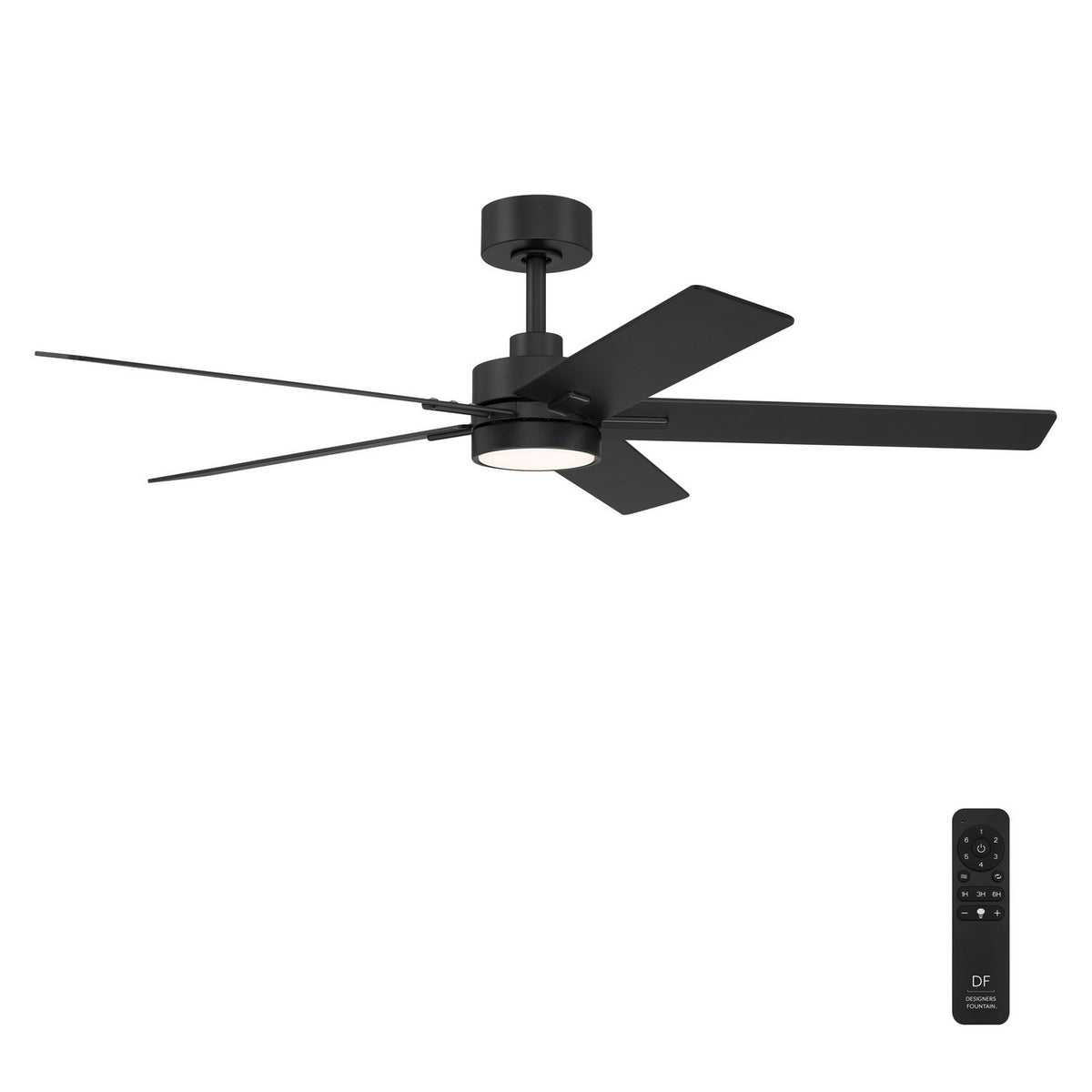 Designers Fountain - FR-COR52L30-MB - 52" Ceiling Fan - Cory - Matte Black