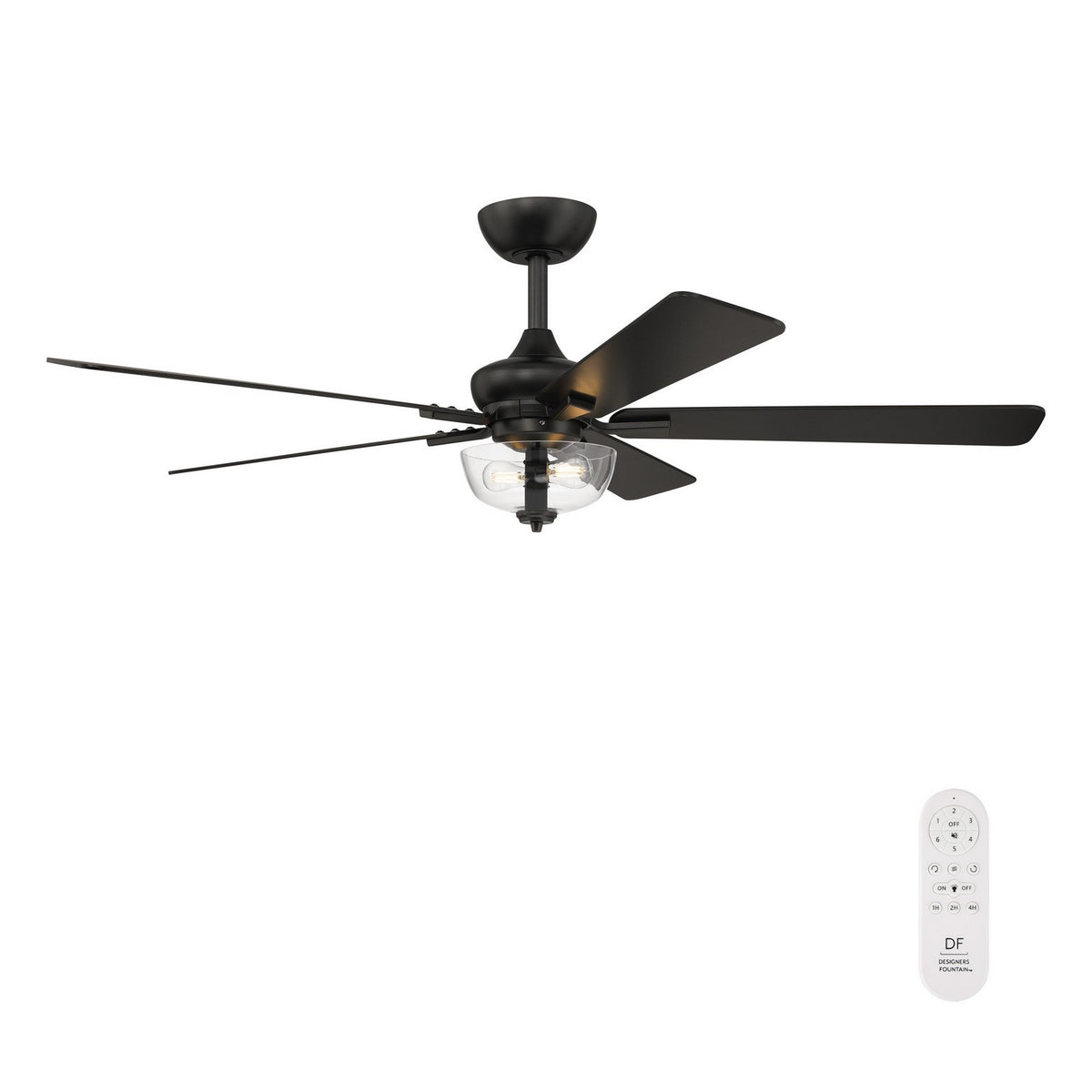 Designers Fountain - FR-DIN52F30-MB - 52" Ceiling Fan - Dines - Matte Black