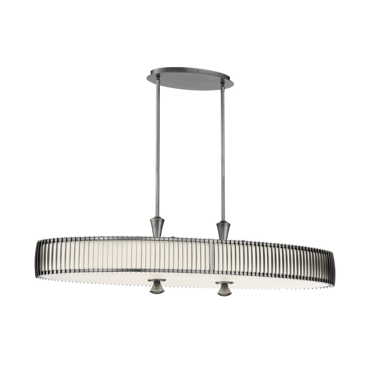 George Kovacs - P1676-084C-L - LED Island Pendant - Night Moves - Pewter