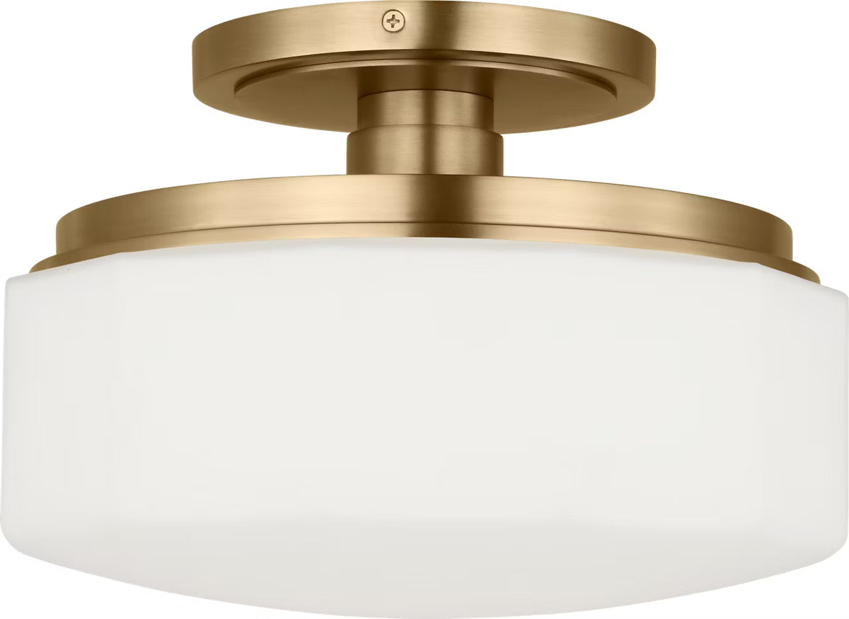 Visual Comfort Studio - SCCHCFM107EBSOEG - One Light Flush Mount - Fairfax - Estate Brass