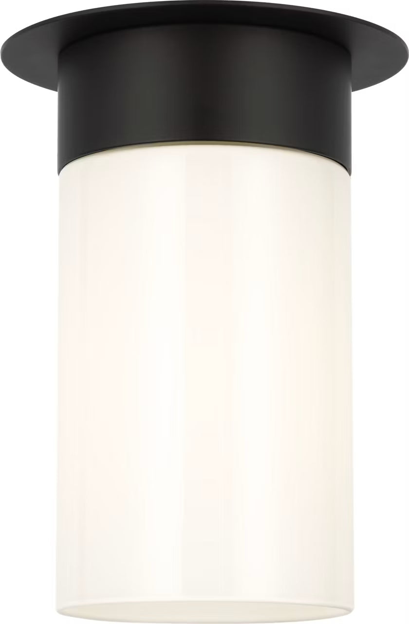 Visual Comfort Studio - SCDJFM164MBKMG - One Light Flush Mount - Archer - Midnight Black