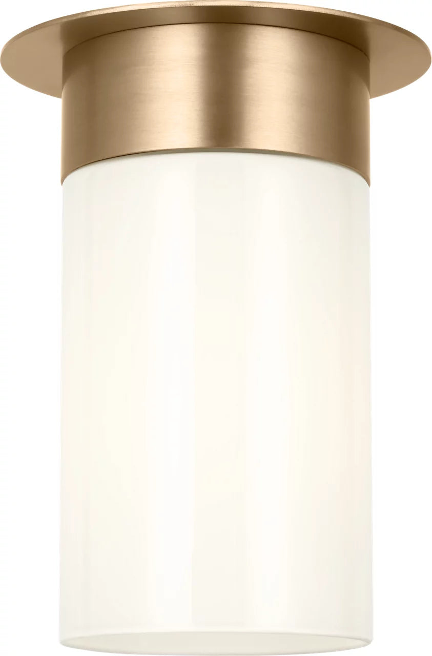 Visual Comfort Studio - SCDJFM164SBMG - One Light Flush Mount - Archer - Satin Brass